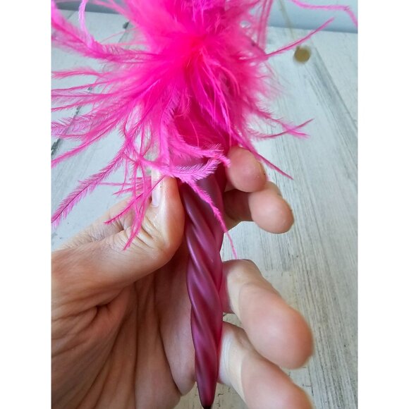 Katherine's collection pink lady icicle ornament fancy evening Xmas tree glass - Picture 10 of 10